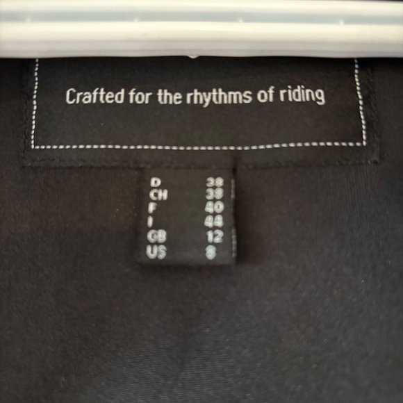 Equestrian 82 Horze coat ladies size 8US dark blue with black lining riding wear - Picture 3 of 14